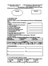 Đề kiểm tra học kỳ II môn Tiếng Anh Lớp 7 - Năm học 2015-2016 - Sở GD & ĐT Bình Dương